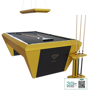 Diamond Modern American Pool Table - 9ft